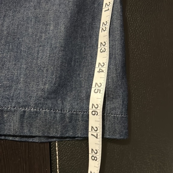 FRAME DENIM PIXIE HIGH WAIST PLEATED CROP WIDE LEG JEANS IN RINSE Sz 30 NEW - Picture 13 of 13